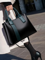 女士女包時尚復古韓版包包2021新款青年職業大容量商務手提側背包
