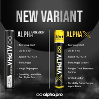 Shuttlecock Alpha PLAY 3 in 1 | Alpha PLAY 3 in 1 | BULU ANGSA ORIGINAL SPEED 77/78