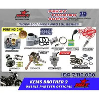 PAKET BRT TIGER TOURING SUPER 19 KOMPLIT ORIGINAL BRT FULL KOMPLIT
