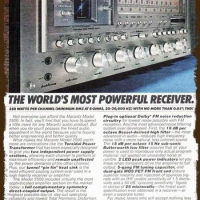 Novelty Sign1977 Marantz 2500 Stereo Receiver Vintage Look Replica Metal Sign Most Powerful