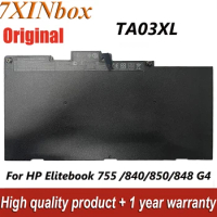 New TA03XL Laptop Battery 11.55V 51Wh HSTNN-LB7J For HP EliteBook 755 840 850 848 G4 Series HSTNN-LB7L HSTNN-I75C-5