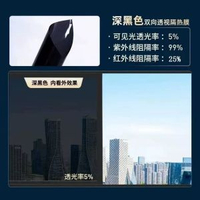 透光不透明人玻璃貼紙隔熱膜窗戶遮光汽車防偷窺曬膜高階感防走光