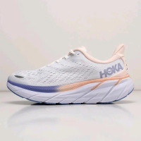 HokaClifton 8 white purple - Women`s Running Shoes