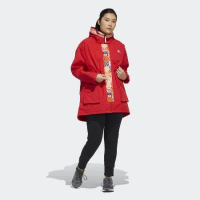 ADIDAS CNY LONG JKT 女 長版外套 紅-HI3263