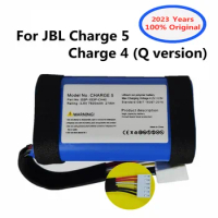 New Original Battery For JBL Charge 5 Charge5 / Charge 4 (Q version) Wireless Bluetooth Speaker GSP-1S3P-CH40 Bateria Batteries