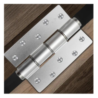 RDH-19-E Wooden Door Both Right And Left Direction Stainless Steel Invisible Hydraulic Buffer Automatic Soft Close Door Hinge