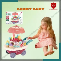 Gerobak eskrim candy cart Mainan keranjang ice cream