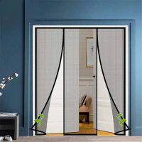 Tirai Pintu Kamar Anti Nyamuk Lalat Serangga Kelambu Gorden Magnet Bukaan 3 Magnetic Window Curtain