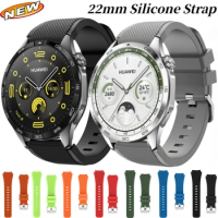 22mm Silicone Strap For Huawei Watch 4/3/GT4-3-2 Pro 2e Samsung Watch 3/Gear S3 Sports Bracelet Amazfit GTR 4/Stratos/Pace Band
