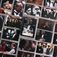 Etori Life 30 PCS The Godfather Movie Series Retro Student DIY Stationery Decoration Stickers Suitable for Cups,Mobile Phones,