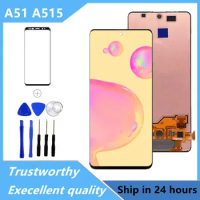 100% Teseted For Samsung Galaxy A51 A515 LCD A515F A515F/DS A515FD A515FN/DS LCD Display Touch Screen Digitizer