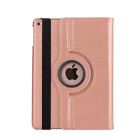 360 Rotation PU Leather case for New iPad 9.7 20171823 1822 Smart Stand flip cases function Tablet Protective Cover Bag Film+pen