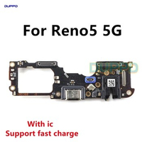 USB Charging Port Connector Board Flex Cable For OPPO Reno 5 5G Reno5 Charging Connector Replacement Parts