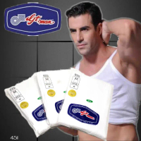GT MAN Singlet GT Man 302 Dewasa Kaos Dalam Katun Putih Pria Oblong Cowok Nyaman Desain Model Terbar