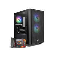 คอมพิวเตอร์ตั้งโต๊ะประหยัดพลังงาน Ryzen 5 3400G | RAM 16GB / SSD 500GB (เคส Thermaltake ARGB + ฟรีเม