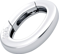 2pcs 925 Sterling Silver Oval Jewelry Clasps Hypoallergenic Necklace Enhancer Shortener Spring Bail