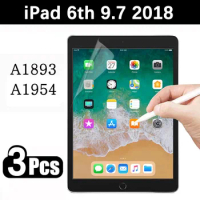 (3 Packs) Paper Film For Apple iPad 9.7 2018 6th Generation A1893 A1954 Like Writing On Paper Tablet Screen Protector