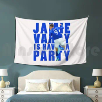 Leicester City's Jamie Vardy Customized Tapestry Jamie Vardy Leicester City England Sheffield Wednesday