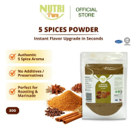 Nutri Pure 5 Spice Powder 30g | Serbuk Lima Rempah 五香粉 | Aroma Booster No MSG | Marinade, Stir Fry, 
