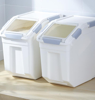 米桶 米桶面粉儲存罐50斤防潮防蟲密封家用儲米箱30裝大米收納盒存米面