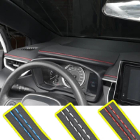 Car Door Dashboard Leather Decorative Line Sticker for Toyota Prius Levin Crown Avensis Previa FJ Cruiser Venza Sienna Alphard Z