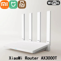 NEW Xiaomi Redmi AX3000T Router WiFi 6 2.4GHz 5GHz 1.3GHz CPU 2X2 160MHz WAN LAN LED NFC Connection For Home Office Games Mi