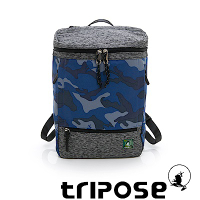 tripose微旅系列 岩紋x尼龍混紡後背包 迷彩