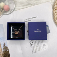 美國代購  台灣現貨 Swarovski 施華洛世奇 Iconic Swan天鵝造型水晶玫瑰金色項鍊【送禮精選★APP下單點數4倍送】