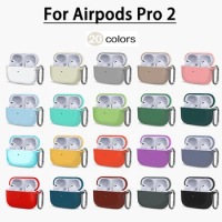 For Apple Airpods pro2 Case earphone accessories wireless Bluetooth headset silicone Air Pod Pro 2 cover / airpods Pro 2 case