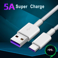 Super Charge 5A USB Type-C Cable For Samsung A12 A32 A52 A72 5G S20 S10 S9 S8 Plus A51 A71 A21S A31 A41 USB 3.1 Type-C Cable
