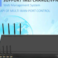 Sim Proxy Router 4G Multi IP Proxy Gateway sms Gateway Multi Wan Ports Router Socks 5 Proxy Server 4 Ports