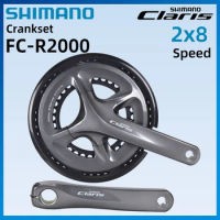 SHIMANO CLARIS FC- R2000 Road Crankset Groupset 50-34T 165170/175mm and BB-RS500 / BB-RS500-PB Bottom Bracket Original Parts