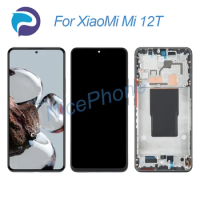 For XiaoMi 12T LCD Screen + Touch Digitizer Display 2400*1080 22071212AG Mi 12T LCD Screen display