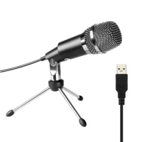 FIFINE USB Microphone for Video Recording Instrument Game youtube Home Studio suit for Computer Macbook High Sensitivity