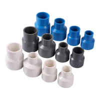 20/25/32/40mm Straight PVC Reducing Connector Garden Farm Greenhouse Water Supply Pipe Tube Couplings Tank Drainage System Joint