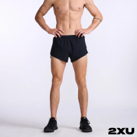 2XU 男 Light Speed 3吋運動短褲(黑/反光黑)