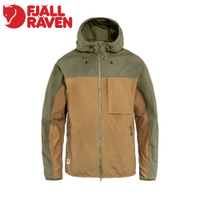 【Fjallraven 小狐狸 男 High Coast Wind Jacket 夾克《蕎麥棕/綠》】F82606/衝鋒衣