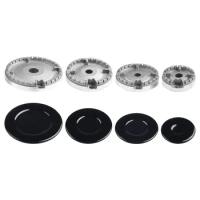 Gas stove top cookware cap set for gas stove compatible with most stove burner heads kitchen cookware parts