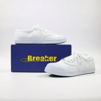 Breaker รองเท้าผ้าใบนักเรียนเบรกเกอร์ Breaker 4x4 สีขาว (White) คําแนะนําการขายที่ร้อนแรงในเดือนนี้