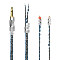 2022 NICEHCK 24 Core C24-2 Silver Plated Copper Alloy Copper Headset Cable 3.5mm/2.5mm/4.4mm MMCX/QDC/0.78 2Pin for MK3 MK4 F1