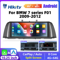 Hikity Android 2din Car Radio For BMW 7 series F01 2009-2012 CIC Car Stereo Carplay Multimedia Player Autoradio GPS Navigation