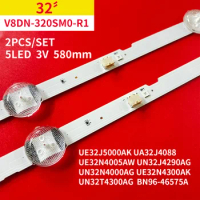 10Pcs/5Set LED Backlight Strip for SAMSUNG 32" TV V8DN-320SM0-R1 BN96-46575A UN32J4290AG UN32N4000AG UE32N4300AK UN32T4300AG