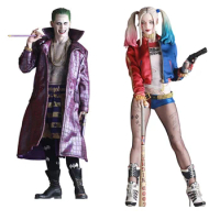 1:4 DC Suicide Squad Harley Quinn &amp; Joker Statue Action Figure PVC Model Toys