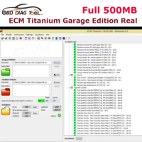 ECM Titanium Edition Real 500MB Ksuite 2.80/2.53/2.47/10 ECU Gifts for Kess V5.017 ECU Master Ktag 2.25 ECU Chip Tool