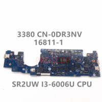 CN-0DR3NV 0DR3NV DR3NV Mainboard FOR DELL 3380 Laptop Motherboard With SR2UW i3-6006U CPU 4PD0A4010001-MB 100%Full Working Well