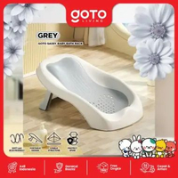 Goto Sassy Baby Bath Rack Tempat Alas Bak Mandi Bayi Newborn Model Baru GREY