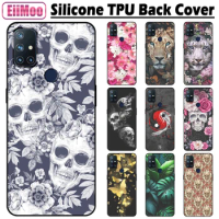 Silicone Case For OnePlus Nord N10 BE2029 Cute Cat Dogs Cartoon Pattern For One Plus Nord N 10 5G BE2025 BE2026 BE2028 Cover Bag
