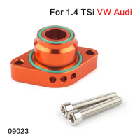 high quality For 1.4 TSi VW/Audi/Seat/Skoda Turbo Blow Off Valve Adapter Aluminum orange
