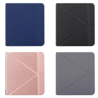 for Case for KOBO Libra for H2O 7 "eReader Premium PU Leather Multiangle Stand Protective Cover with Auto Dropship