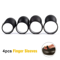 Finger Cots Finger Sleeves Musical Instruments 4PCS Finger Sleeves Ethereal Drum For Steel Tongue Drums Percussion Instruments